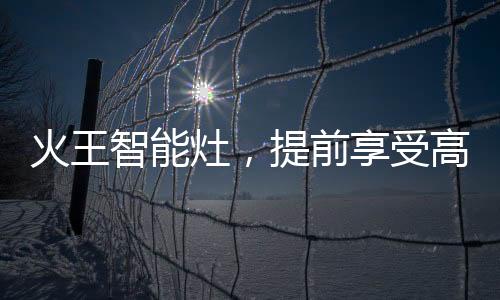 智能灶提质量智一抹即净