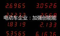 电动车企业：加强创能能力 抢占市场