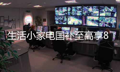 生活小家电国补至高享8折