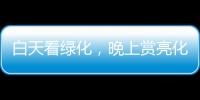 白天看绿化，晚上赏亮化