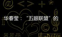 华春莹
�：“五眼联盟”的嘴脸让人想起当年的八国联军