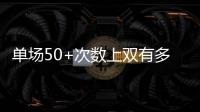 单场50+次数上双有多难	？NBA现役仅4人做到，詹姆斯14次排垫底