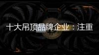 十大吊顶品牌企业	：注重产品创新 创新营销模式