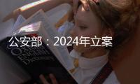 公安部	
：2024年立案侦办侵权假冒刑事案件3.7万起