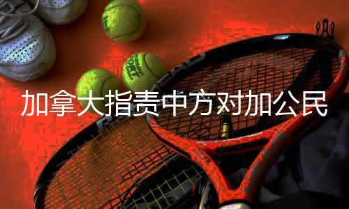 已向加方提出严正交涉