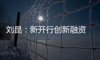 刘昆：新开行创新融资 助力全球合作