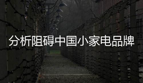 电品小家电品牌推广越难做