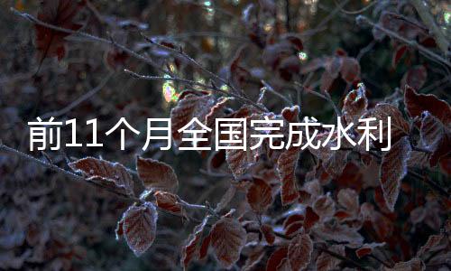 利建截至11月底