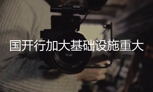 国开行有关负责人表示