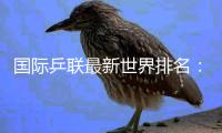 国际乒联最新世界排名：林诗栋
、孙颖莎领跑男女单打