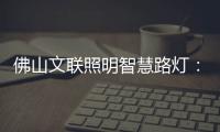 佛山文联照明智慧路灯：照亮黑夜，点亮人心	，引领未来