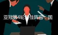 亚冠第4轮最佳阵容：国安恒大鲁能4人入选