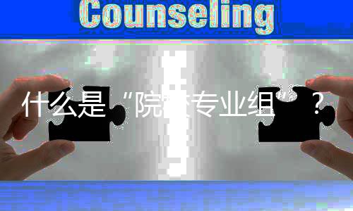 专业组3中的业组专业