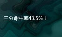 三分命中率43.5%！Scotto
：太阳和41号秀科比