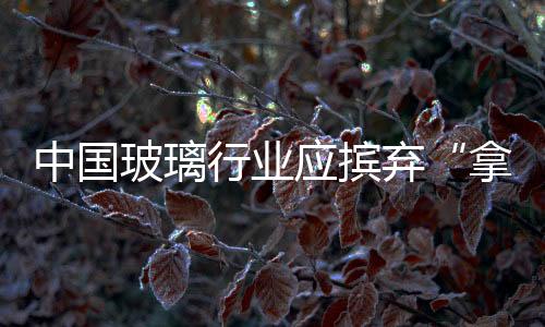 中国剽窃、玻璃在玻璃行业