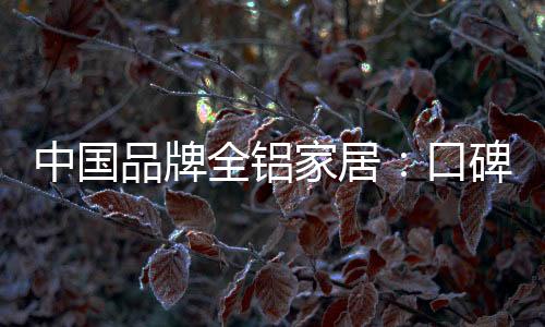 赢得实实在在的口碑口碑