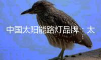 中国太阳能路灯品牌	：太阳能路灯促进了城市路灯的创新