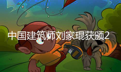 刘家琨在颁奖典礼上表示