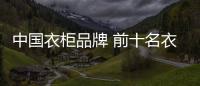 中国衣柜品牌 前十名衣柜品牌排名