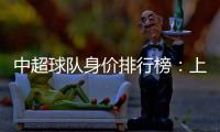 中超球队身价排行榜：上港超越恒大位居榜首