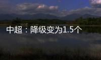 中超：降级变为1.5个 资格附加赛中立场地比赛
