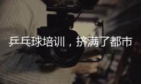 乒乓球培训
，挤满了都市打工人