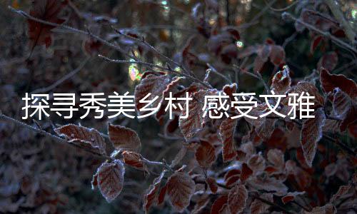 探寻让乡村在发展中不失本色