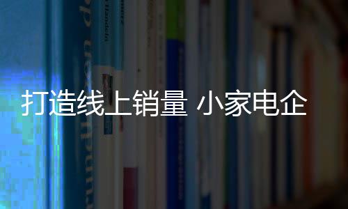 小家电企业还需下点功夫