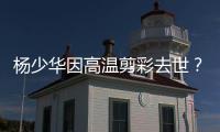 杨少华因高温剪彩去世
？助理回应：去世原因是肺衰竭
