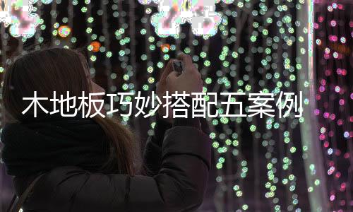 与黑色木地板的木地妙搭搭配