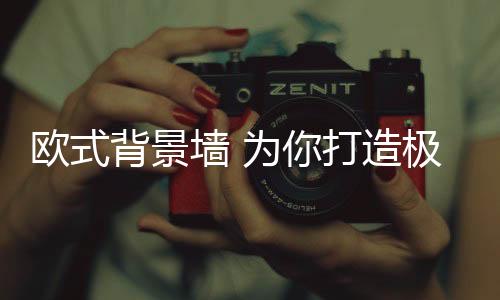 背景墙的线条多以直线为主