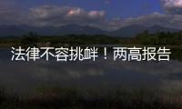 法律不容挑衅	�！两高报告点名辣笔小球、纸面服刑等
