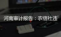 河南审计报告：农信社违规异地贷款498亿元
，灾后重建资金出现问题