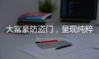 大富豪防盗门
，呈现纯粹而年轻的家居新美学