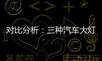 对比分析
：三种汽车大灯的优势与劣势