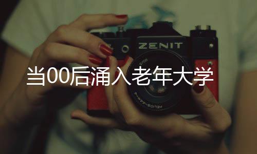 涌入他们不以学习为目的老年