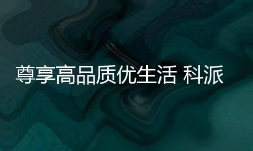 科派厨卫通过与央视频道合全