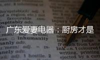 广东爱妻电器：厨房才是生活的秀场