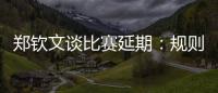 郑钦文谈比赛延期	：规则是游戏的一部分，没掌握规则是自己的原因