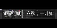 钜豪照明
：立秋，一叶知秋!