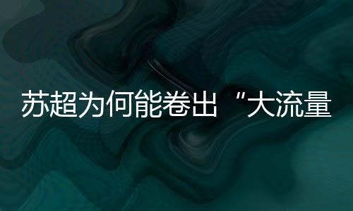 大流量他是苏超徐州队的队长