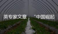 英专家文章	：“中国崛起见顶”是西方一厢情愿