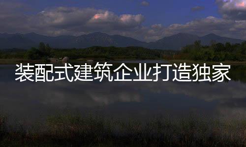 它是业打企业的巨大无形资产