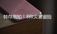 转存周知！8种灾害避险自救指南