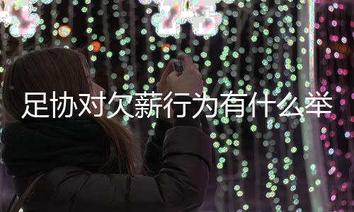 中超、对欠动足协严惩欠薪
