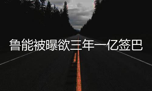 鲁能就曾经向他摇起橄榄枝
