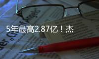 5年最高2.87亿！杰伦威：感谢上帝 这归功于您赋予的天赋
