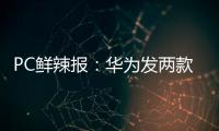 PC鲜辣报
：华为发两款鸿蒙电脑 AMD RX 9060 XT发布
