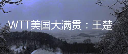 取得WTT美国大满贯开门红