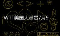 WTT美国大满贯7月9日赛程：王楚钦10点10分
，孙颖莎9点35分